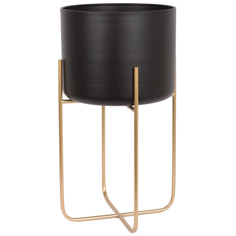 Light Luxury Floor-style Golden Iron Plant Decoration Ornaments