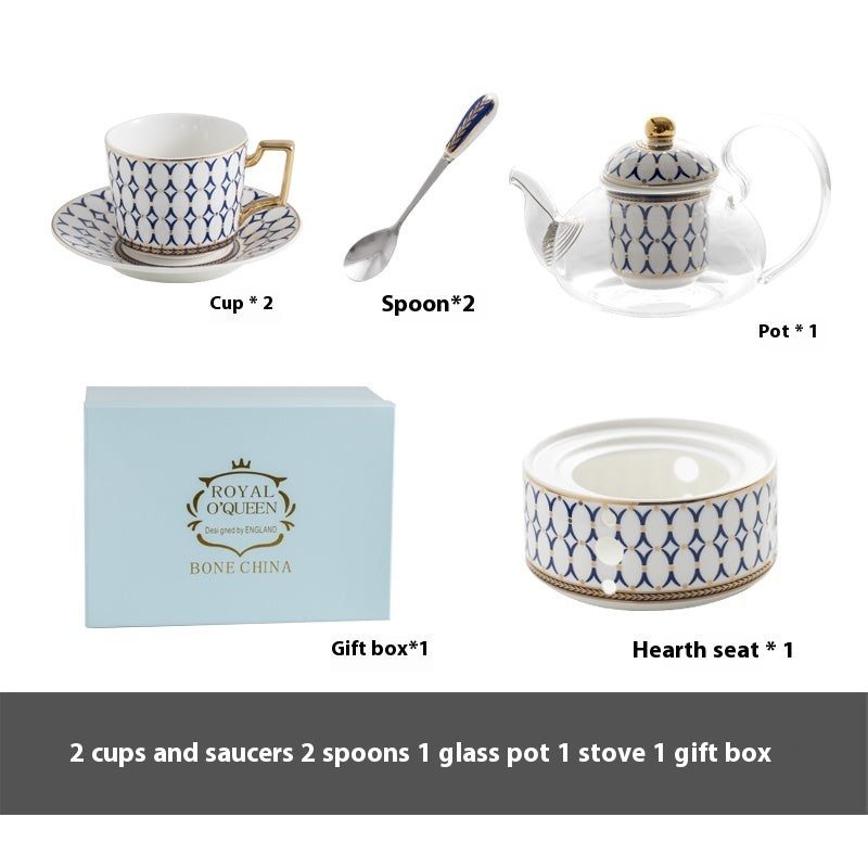 Household Ceramic Candle Holder Heated Glass Teapot