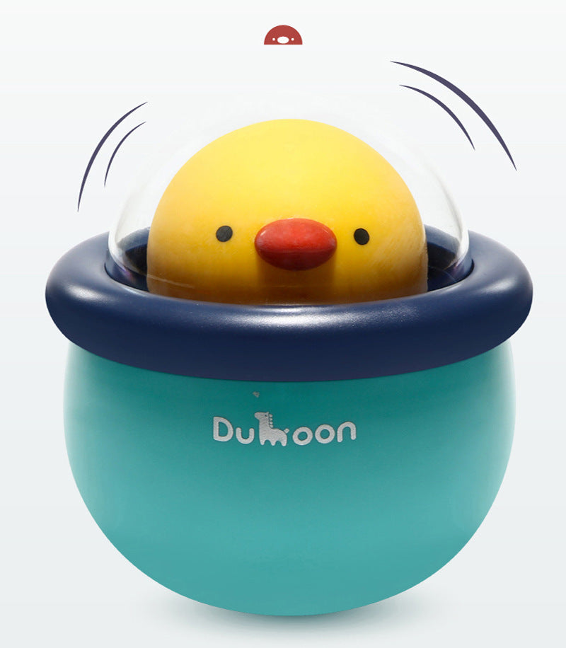 Petit poussin mignon avec clochettes musicales - Jouet d'éveil pour bébés