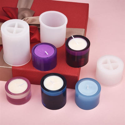 DIY Crystal Epoxy Mold Pentagram Candle Holder