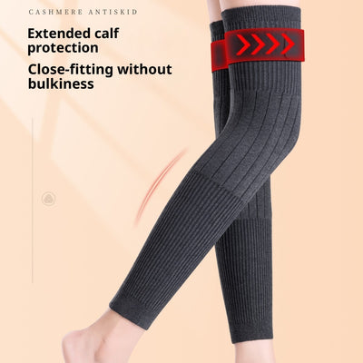 Cashmere Knee Pad Warm-keeping And Cold-proof Strap Leggings