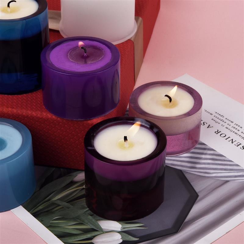 DIY Crystal Epoxy Mold Pentagram Candle Holder