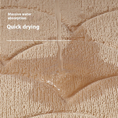 Tapete de chão moderno, minimalista e esponjoso, antiderrapante e absorvente para porta de casa de banho.