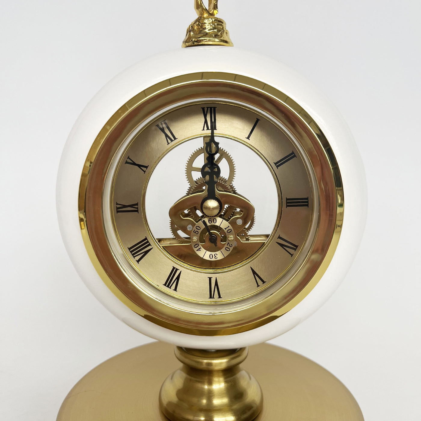 Light Luxury Table Clock Living Room Home Decoration Simple Mute