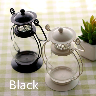 Retro Wrought Iron Lamp Candle Holder Home Decoration