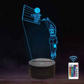 Basketball 3D Lamp - Unique Decorative Lighting for Basketball Lovers