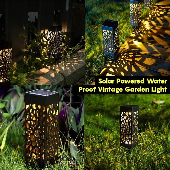 Solar Powered Waterproof Vintage Garden Light - Firebrands