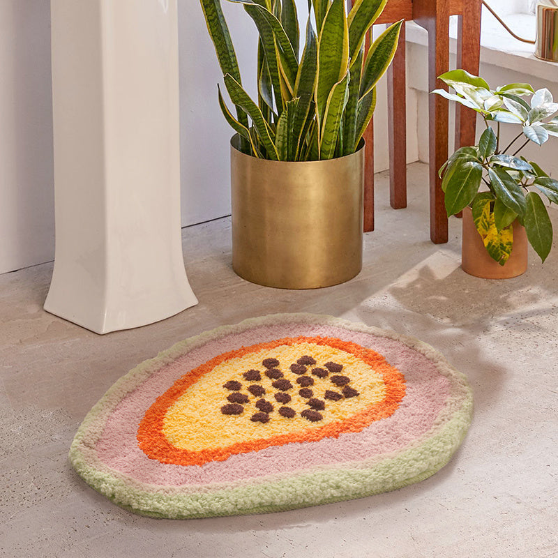 Tapis de bain Papaye
