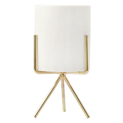 Flavor flower pot wrought iron vase simple iron frame