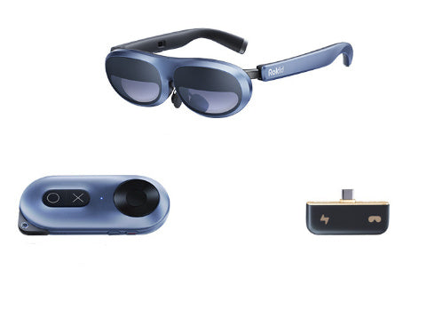 Lunettes de réalité augmentée intelligentes Rokid Max pour visionnage de jeux 3D