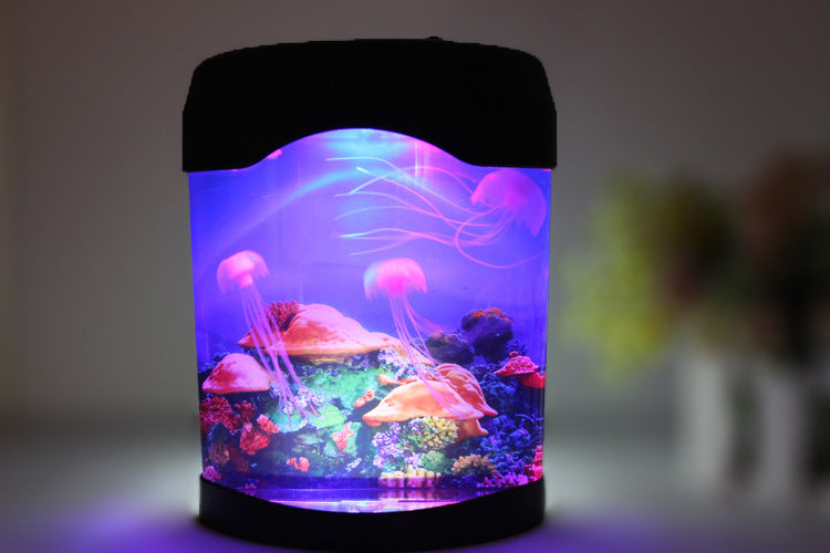 Lampe USB colorée pour aquarium méduse