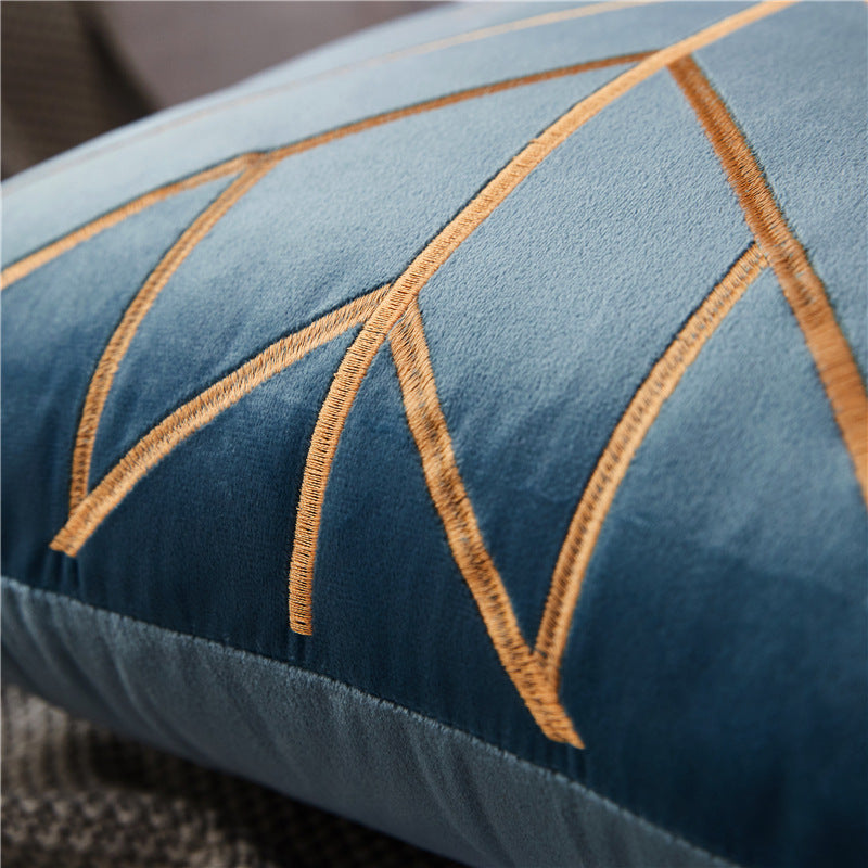 Coussin artisanal en riz bronzé