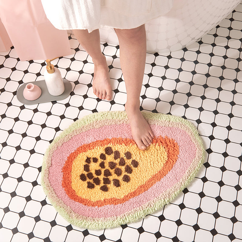 Tapis de bain Papaye