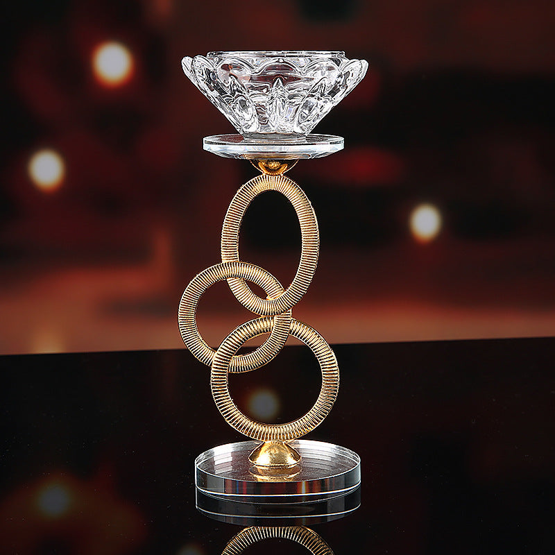 Ornament Hotel Desktop Decoration Romantic Candle Holder