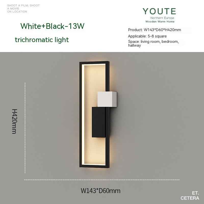 Bedroom Bedside Nordic Minimalism Wall Lamp Modern Minimalist