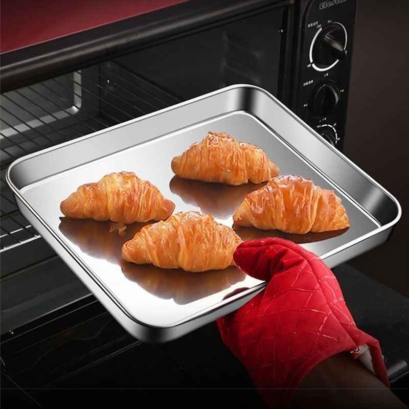 Thickened Stainless Steel Plate Household With Lid
