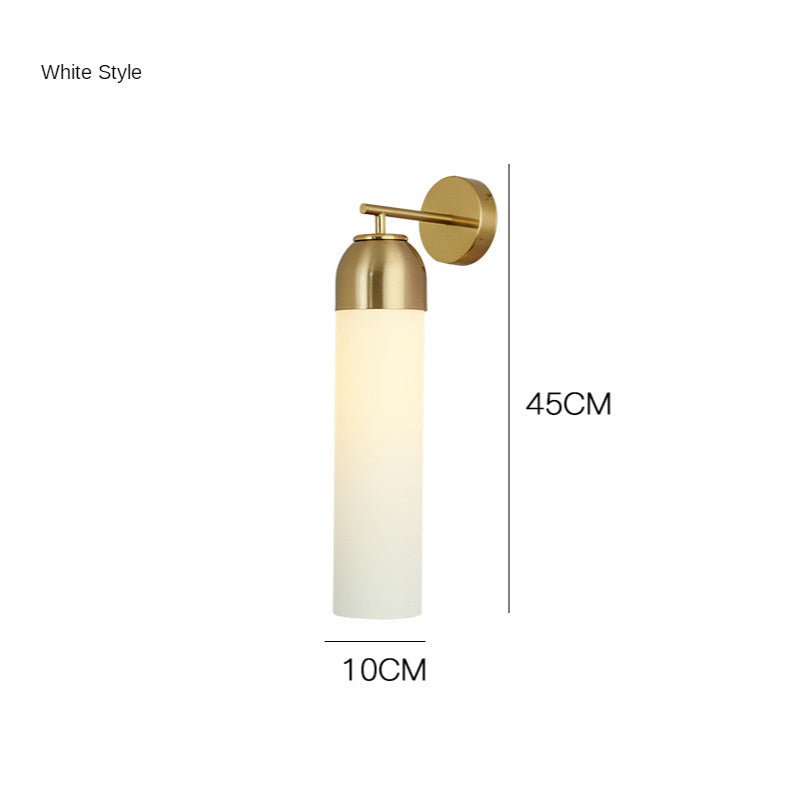 Applique murale en verre créative postmoderne nordique pour salon