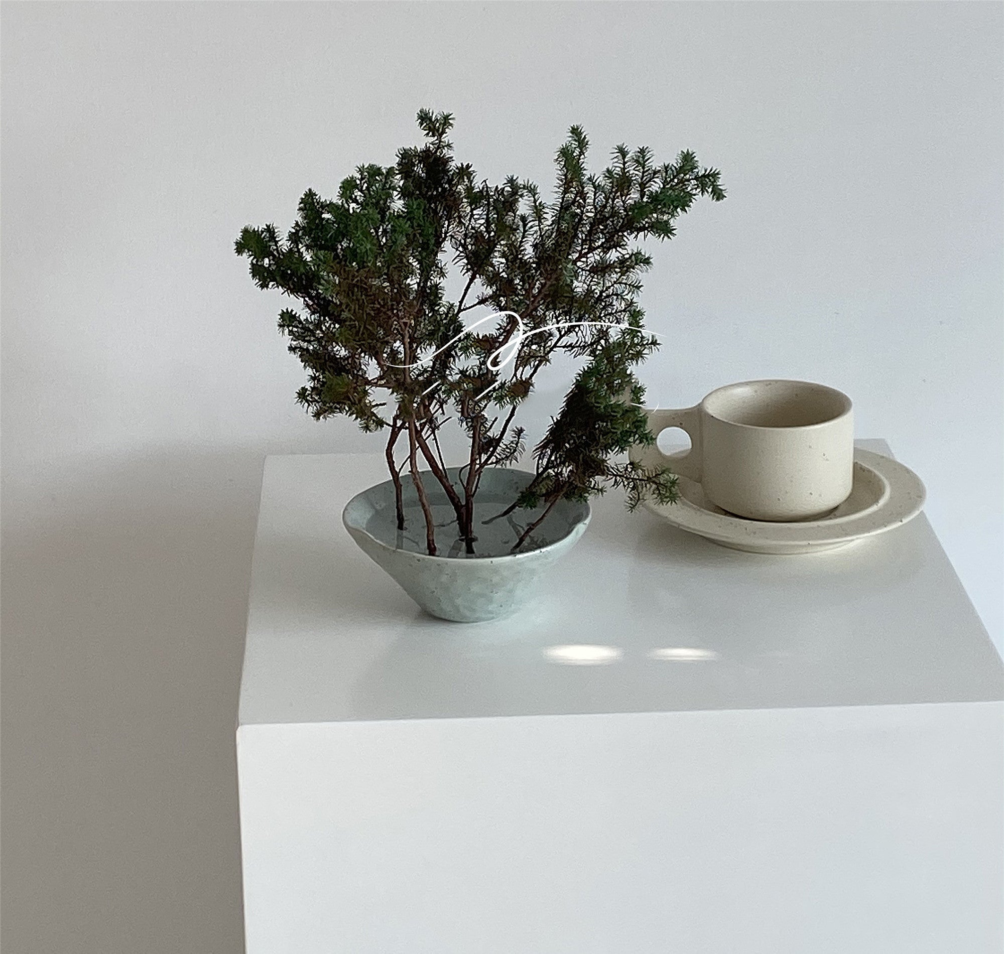 Floral Utensils Flower Arrangement Water Filter Bowl Ceramic Vase