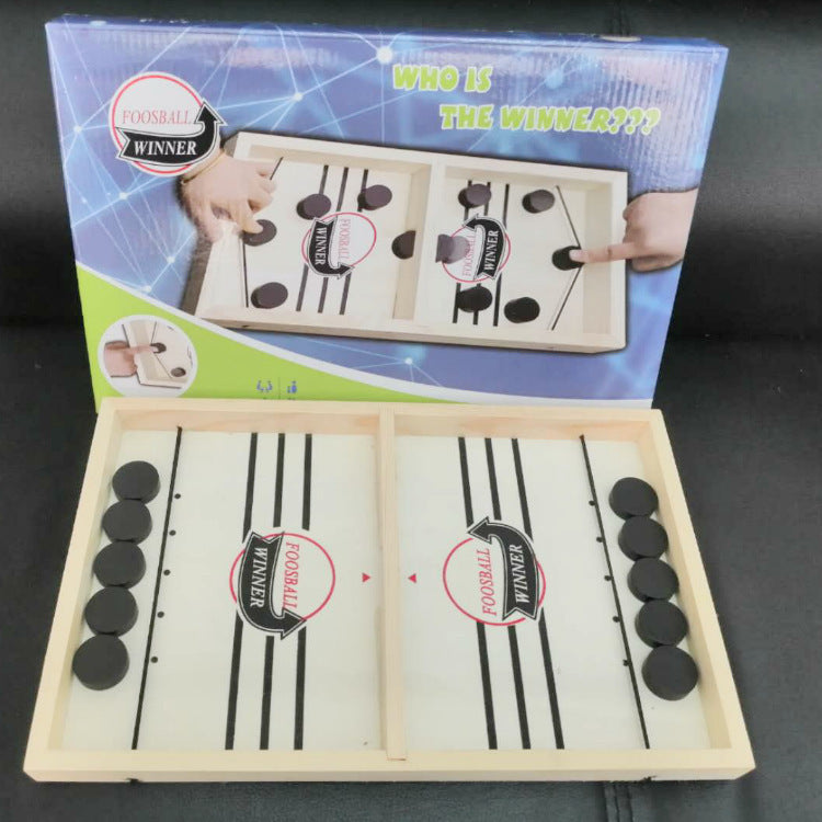 Jeu de palets rapide en bois, jeu interactif parent-enfant, accessoire d'échecs