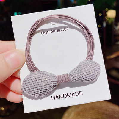 Children Tie The Hair Without Hurting The Hair Bowknot Rabbit Ear Rubber Band