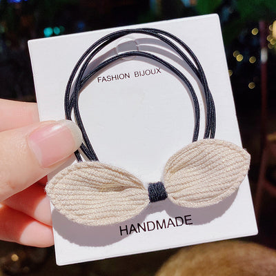 Children Tie The Hair Without Hurting The Hair Bowknot Rabbit Ear Rubber Band