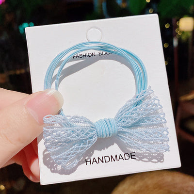 Children Tie The Hair Without Hurting The Hair Bowknot Rabbit Ear Rubber Band