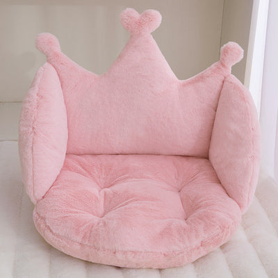 Tapete de chão preguiçoso de peluche imitando coelho