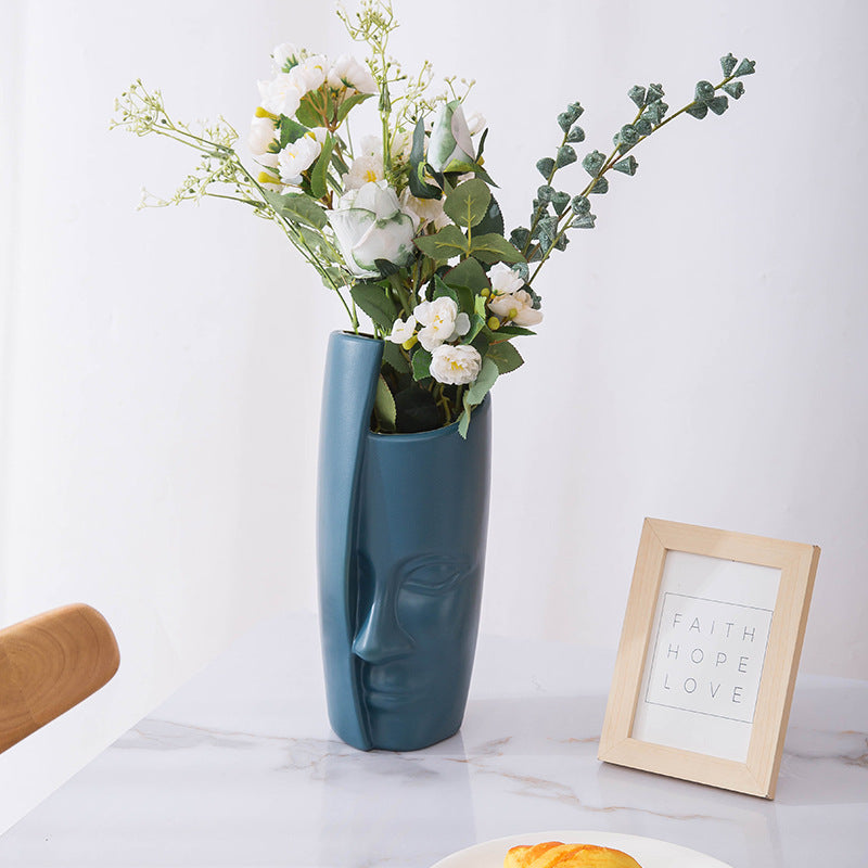 Vase Decoration Living Room Flower Arrangement Modern Light Luxury Style