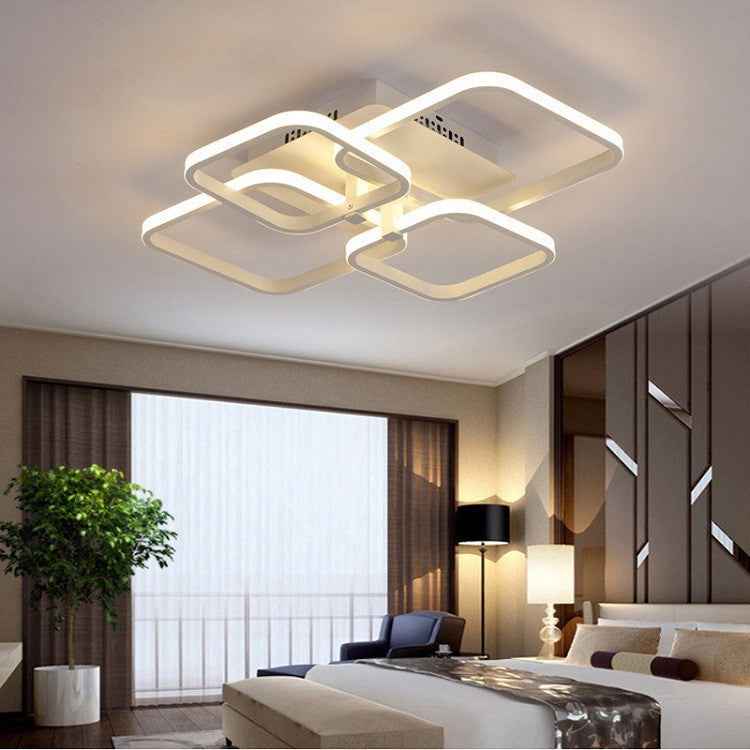 Modern Creative Square Dining Room Bedroom Lamp