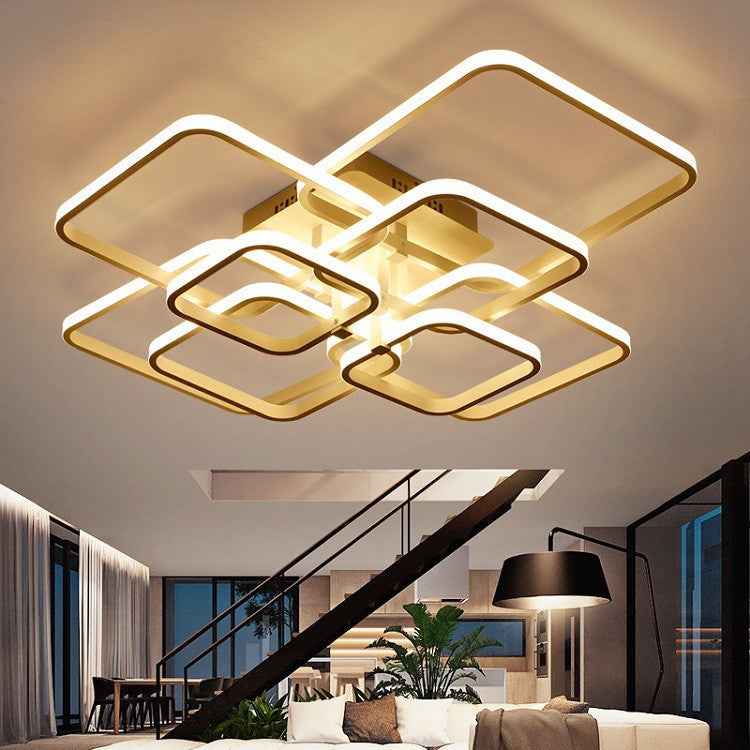 Modern Creative Square Dining Room Bedroom Lamp