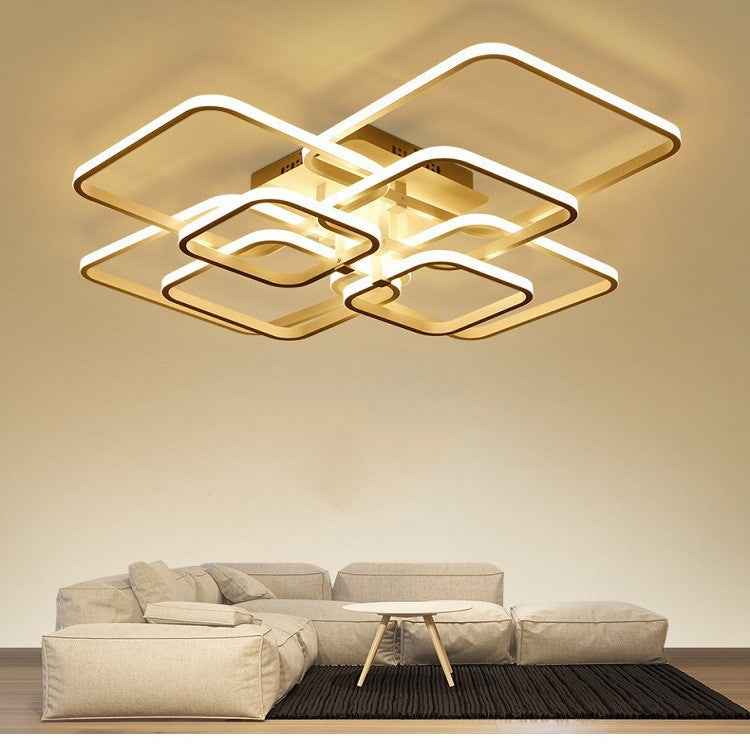 Modern Creative Square Dining Room Bedroom Lamp