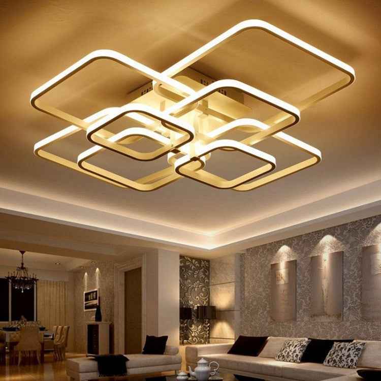 Modern Creative Square Dining Room Bedroom Lamp