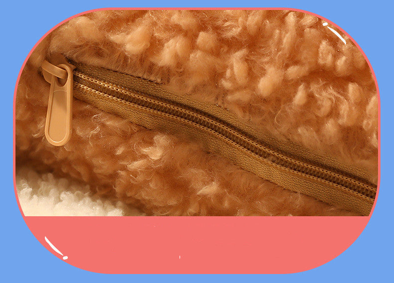 Almofada de peluche grande para dormir, um lindo presente de aniversário para meninas.