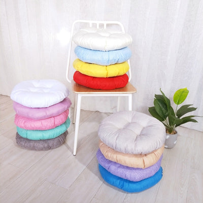 Coussin en coton et lin, coussin en forme de brioche vapeur, coussin futon japonais frais, coussin tatami