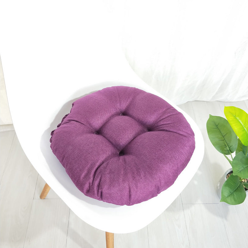 Almofada de algodão e linho para pãozinho cozido a vapor, almofada para futon japonês fresco, almofada tatami.