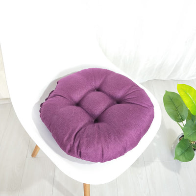 Coussin en coton et lin, coussin en forme de brioche vapeur, coussin futon japonais frais, coussin tatami