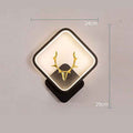 Art Deer Antler Wall Lamp