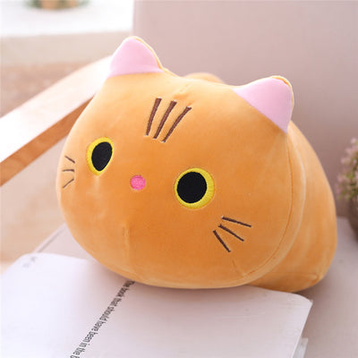 Poupée en peluche chat dodu mignon, douce et mignonne, poupée de chiffon chat