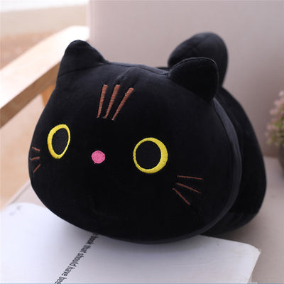 Poupée en peluche chat dodu mignon, douce et mignonne, poupée de chiffon chat