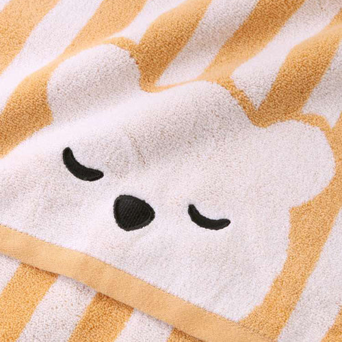 Serviette de bain bébé multicolore douce et absorbante à motifs de dessins animés