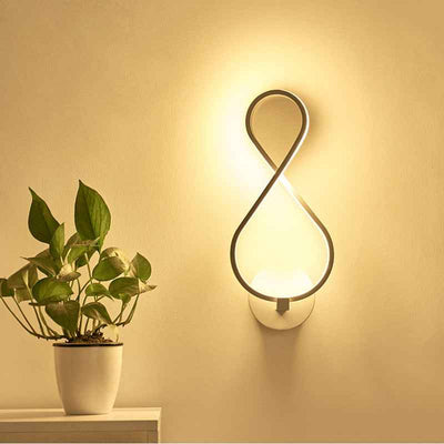 Creative Led Wall Lamp Musical Note Led Wall Lamp