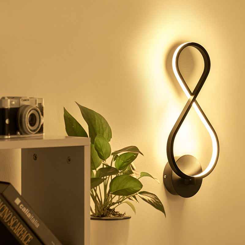 Creative Led Wall Lamp Musical Note Led Wall Lamp