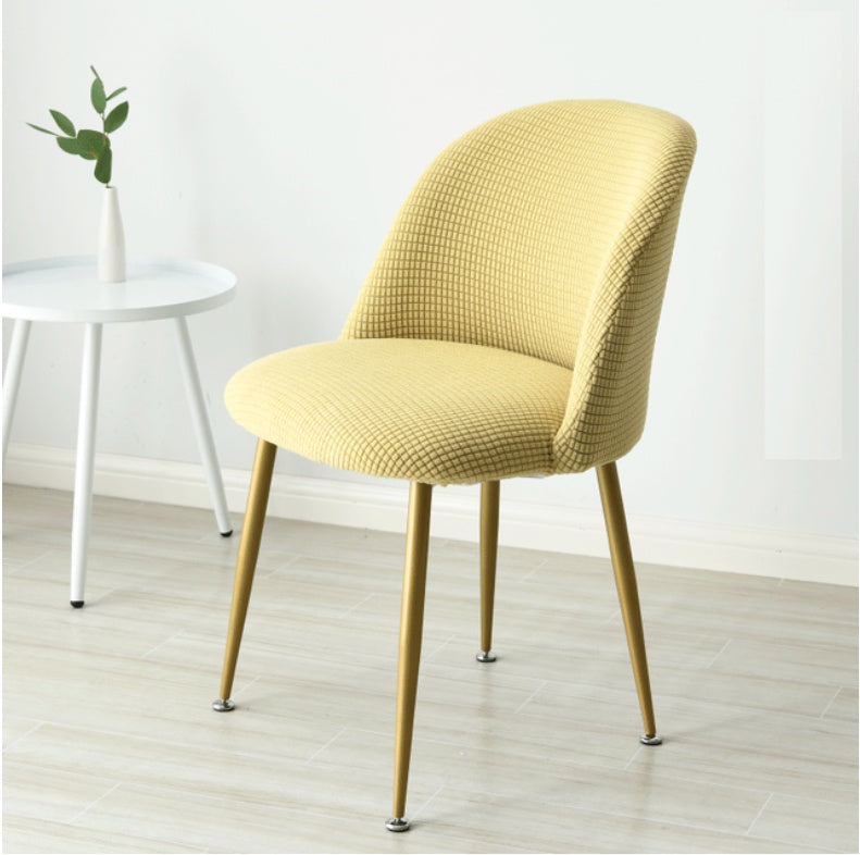 Housses de chaises de salle à manger incurvées, dossier court et assise arrondie, style king-size, pour cuisine, hôtel, maison, fête, banquet