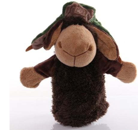 Poupée chien mécanique en peluche à commande vocale