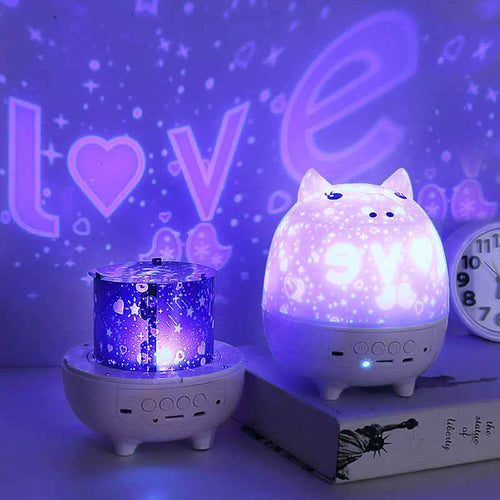 Cartoon Pig Remote Control for Kids Bedroom Sleeping Light Bedroom Bedside Table Lamp Projector Night Light