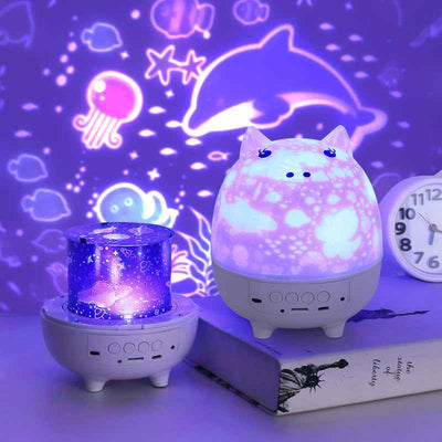 Cartoon Pig Remote Control for Kids Bedroom Sleeping Light Bedroom Bedside Table Lamp Projector Night Light