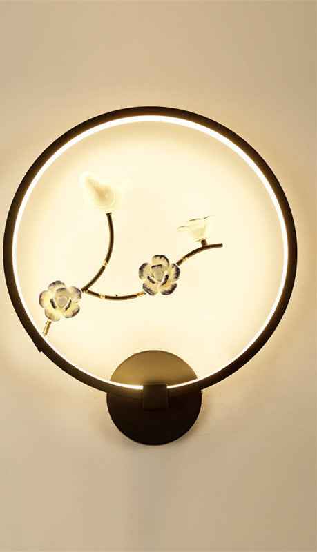 Wall Lamp Living Room Post Aisle Nordic Light Luxury Simple Fashion Personality Creative Fashion Background Wall Bedroom Bedside Lamp