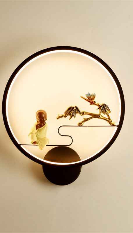 Wall Lamp Living Room Post Aisle Nordic Light Luxury Simple Fashion Personality Creative Fashion Background Wall Bedroom Bedside Lamp