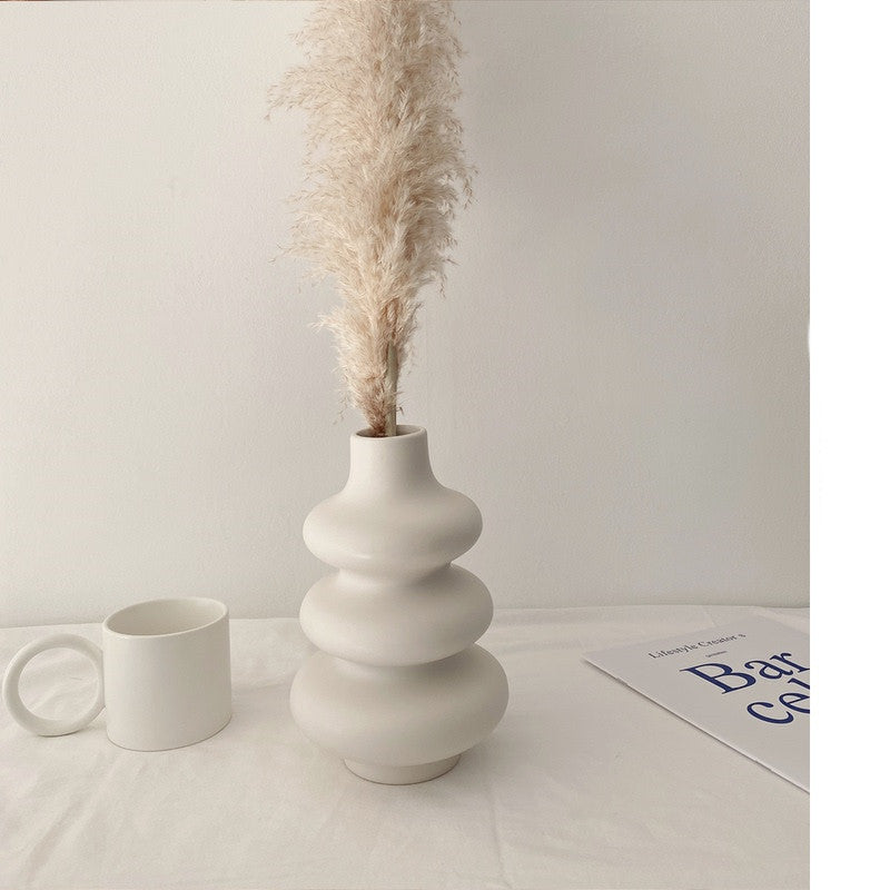 Special-Shaped Circle Circle Vase Michelin Flower Insert Ins