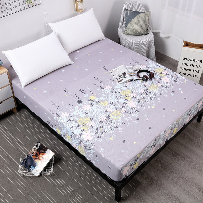 Shrimp Waterproof Bed Sheet Printing Dustproof Bed Cover Moisture-proof Mattress Cover Baby Bed Wetting Pack Bed Cover